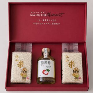 中秋送禮自用禮盒 - 養生米+喝樂梅酒